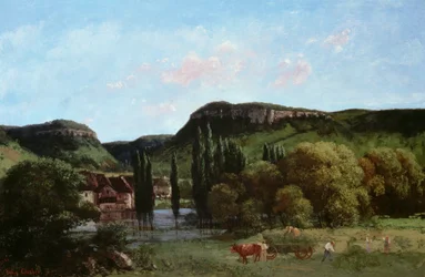 Veduta di Ornans, 1864